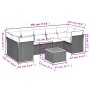 Set de sofás de jardín y cojines 8 piezas ratán sintético negro de , Conjuntos de jardín - Ref: Foro24-3255838, Precio: 516,2...