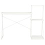 Escritorio con estantería blanco 116x50x93 cm de vidaXL, Escritorios - Ref: Foro24-20287, Precio: 48,47 €, Descuento: %