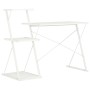 Escritorio con estantería blanco 116x50x93 cm de vidaXL, Escritorios - Ref: Foro24-20287, Precio: 48,47 €, Descuento: %