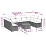 Set de sofás de jardín 10 pzas con cojines ratán sintético gris de , Conjuntos de jardín - Ref: Foro24-3256123, Precio: 548,7...