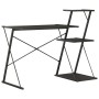 Escritorio con estantería negro 116x50x93 cm de vidaXL, Escritorios - Ref: Foro24-20288, Precio: 57,11 €, Descuento: %