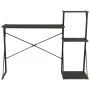 Escritorio con estantería negro 116x50x93 cm de vidaXL, Escritorios - Ref: Foro24-20288, Precio: 56,57 €, Descuento: %