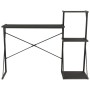 Escritorio con estantería negro 116x50x93 cm de vidaXL, Escritorios - Ref: Foro24-20288, Precio: 57,11 €, Descuento: %