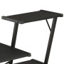 Escritorio con estantería negro 116x50x93 cm de vidaXL, Escritorios - Ref: Foro24-20288, Precio: 57,11 €, Descuento: %