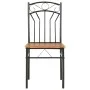 Sillas de comedor 6 unidades MDF marrón de vidaXL, Sillas de comedor - Ref: Foro24-281397, Precio: 172,98 €, Descuento: %