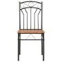 Sillas de comedor 6 unidades MDF marrón de vidaXL, Sillas de comedor - Ref: Foro24-281397, Precio: 162,67 €, Descuento: %