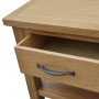 Mesa de centro de madera maciza de roble 88x53x45 cm en Mesas de centro | Comprar online en Foru.es