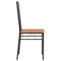 Sillas de comedor 6 unidades MDF marrón de vidaXL, Sillas de comedor - Ref: Foro24-281397, Precio: 162,67 €, Descuento: %