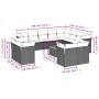 Set sofás de jardín con cojines 13 piezas ratán sintético gris de , Conjuntos de jardín - Ref: Foro24-3256284, Precio: 831,03...