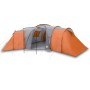 Tienda de campaña familiar iglú 12 personas impermeable naranja de , Tiendas de campaña - Ref: Foro24-94348, Precio: 406,02 €...