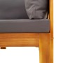 Set de sofás de jardín con cojines 5 pzas madera maciza acacia en Conjuntos de jardín | Comprar online en Foru.es