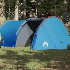 Tienda de campaña túnel para 4 personas impermeable azul de , Tiendas de campaña - Ref: Foro24-94395, Precio: 83,08 €, Descue...