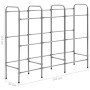 Estantería almacenaje para 9 cajas acero plateado 145x33x116 cm de vidaXL, Estanterías industriales - Ref: Foro24-285214, Pre...