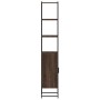 Armario de baño madera ingeniería marrón roble 33x33x185,5 cm de , Tocadores de baño - Ref: Foro24-842475, Precio: 82,75 €, D...