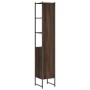 Armario de baño madera ingeniería marrón roble 33x33x185,5 cm de , Tocadores de baño - Ref: Foro24-842475, Precio: 82,75 €, D...