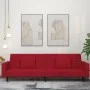 Zweiplätziges Schlafsofa mit zwei roten Samtkissen. von , Sofas - Ref: Foro24-375820, Preis: 289,14 €, Rabatt: %