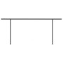 Toldo retráctil manual con luz postes azul y blanco 6x3 m de , Toldos - Ref: Foro24-3070201, Precio: 621,11 €, Descuento: %