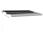 Toldo automático LED sensor de viento gris antracita 400x350 cm de , Toldos - Ref: Foro24-3068994, Precio: 608,48 €, Descuent...