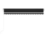 Toldo automático LED sensor de viento gris antracita 400x350 cm de , Toldos - Ref: Foro24-3068994, Precio: 608,48 €, Descuent...