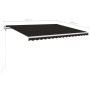 Toldo automático LED sensor de viento gris antracita 400x350 cm de , Toldos - Ref: Foro24-3068994, Precio: 608,48 €, Descuent...