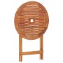 Mesa plegable de jardín de madera maciza de acacia 60x75 cm de vidaXL, Mesas de jardín - Ref: Foro24-46346, Precio: 55,81 €, ...