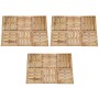 Baldosas de porche 18 unidades madera marrón 50x50 cm de , Suelos y moquetas - Ref: Foro24-276435, Precio: 189,80 €, Descuent...