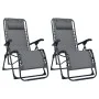 Klappstühle 2 Einheiten Textilene Grau von , Liegen - Ref: Foro24-312462, Preis: 197,63 €, Rabatt: %