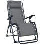 Sillas plegables 2 unidades textilene gris de , Tumbonas - Ref: Foro24-312462, Precio: 201,25 €, Descuento: %