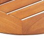 Mesa plegable de jardín de madera maciza de acacia 60x75 cm de vidaXL, Mesas de jardín - Ref: Foro24-46346, Precio: 55,81 €, ...
