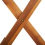 Mesa plegable de jardín de madera maciza de acacia 60x75 cm de vidaXL, Mesas de jardín - Ref: Foro24-46346, Precio: 55,81 €, ...