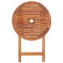 Mesa plegable de jardín de madera maciza de acacia 60x75 cm de vidaXL, Mesas de jardín - Ref: Foro24-46346, Precio: 55,81 €, ...