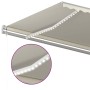 Toldo automático con LED y sensor de viento crema 500x300 cm de , Toldos - Ref: Foro24-3068952, Precio: 723,65 €, Descuento: %