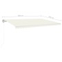 Toldo automático con LED y sensor de viento crema 500x300 cm de , Toldos - Ref: Foro24-3068952, Precio: 723,65 €, Descuento: %
