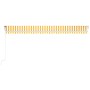 Toldo automático LED sensor de viento amarillo blanco 600x300cm de , Toldos - Ref: Foro24-3068973, Precio: 894,12 €, Descuent...