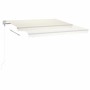 Toldo automático con LED y sensor de viento crema 400x350 cm de , Toldos - Ref: Foro24-3068992, Precio: 593,34 €, Descuento: %