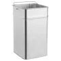 Papelera con cenicero de acero inoxidable 36 L de vidaXL, Cubos de la basura y papeleras - Ref: Foro24-51090, Precio: 107,24 ...