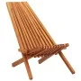 Tumbonas plegables de jardín 2 unidades madera maciza de acacia de vidaXL, Sillas de jardín - Ref: Foro24-45975, Precio: 218,...