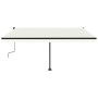 Toldo de pie retráctil manual crema 450x300 cm de , Toldos - Ref: Foro24-3069757, Precio: 502,34 €, Descuento: %