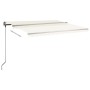 Toldo de pie retráctil manual crema 450x300 cm de , Toldos - Ref: Foro24-3069757, Precio: 502,34 €, Descuento: %