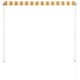 Toldo retráctil 150x150 cm amarillo y blanco de , Toldos - Ref: Foro24-143752, Precio: 39,41 €, Descuento: %