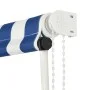 Toldo retráctil azul y blanco 100x150 cm de , Toldos - Ref: Foro24-145889, Precio: 33,41 €, Descuento: %