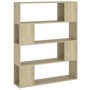 Estantería/divisor de espacios roble Sonoma 100x24x124 cm de , Librerías y estanterías - Ref: Foro24-809191, Precio: 55,55 €,...