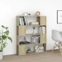 Estantería/divisor de espacios roble Sonoma 100x24x124 cm de , Librerías y estanterías - Ref: Foro24-809191, Precio: 55,14 €,...