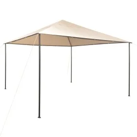 Cenador carpa con toldo 4x4 m acero beige de , Carpas y cenadores - Ref: Foro24-43171, Precio: 160,29 €, Descuento: %