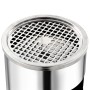 Papelera con cenicero de acero inoxidable 30 L de vidaXL, Cubos de la basura y papeleras - Ref: Foro24-51087, Precio: 83,95 €...