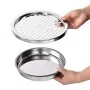 Papelera con cenicero de acero inoxidable 30 L de vidaXL, Cubos de la basura y papeleras - Ref: Foro24-51087, Precio: 73,23 €...