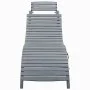 Solid gray acacia wood sun lounger by vidaXL, Loungers - Ref: Foro24-45959, Price: 116,16 €, Discount: %