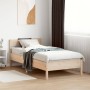 Estructura de cama con cabecero madera maciza pino 75x190 cm de , Camas y somieres - Ref: Foro24-842782, Precio: 77,52 €, Des...