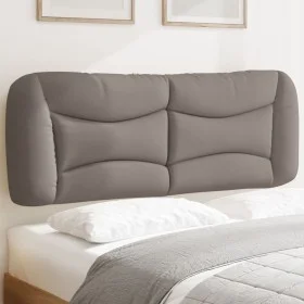 Cabecero de cama acolchado tela gris taupé 120 cm de , Cabeceros y pies de cama - Ref: Foro24-374565, Precio: 58,89 €, Descue...