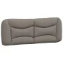 Cabecero de cama acolchado tela gris taupé 120 cm de , Cabeceros y pies de cama - Ref: Foro24-374565, Precio: 58,89 €, Descue...